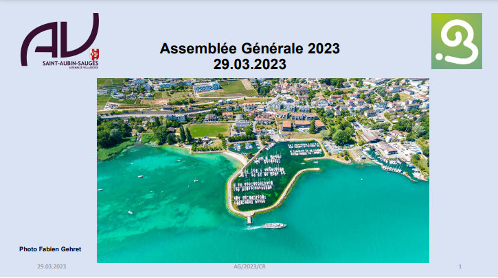 Assemblée générale 2023 – Présentation