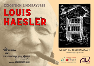 Exposition des linogravures et dessins de Louis Haesler