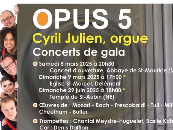 Concert de gala de l’Opus 5 Brass Quintet