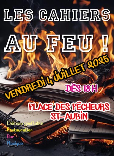 Les cahiers au feu !