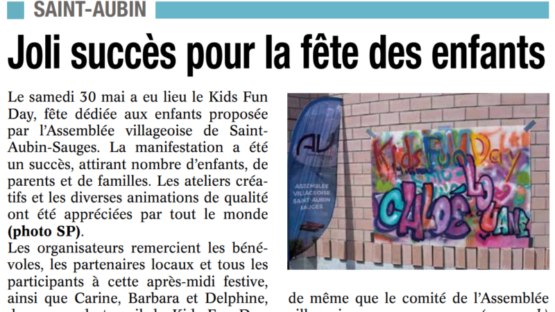 Kids Fun Day – 30 mai 2026.