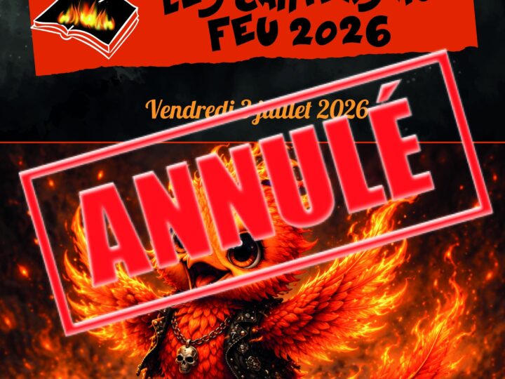Les cahiers au feu – ANNULATION